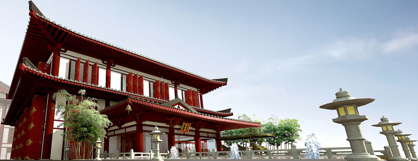 西安唐文化主题会馆创意，集中体现盛唐外交文明